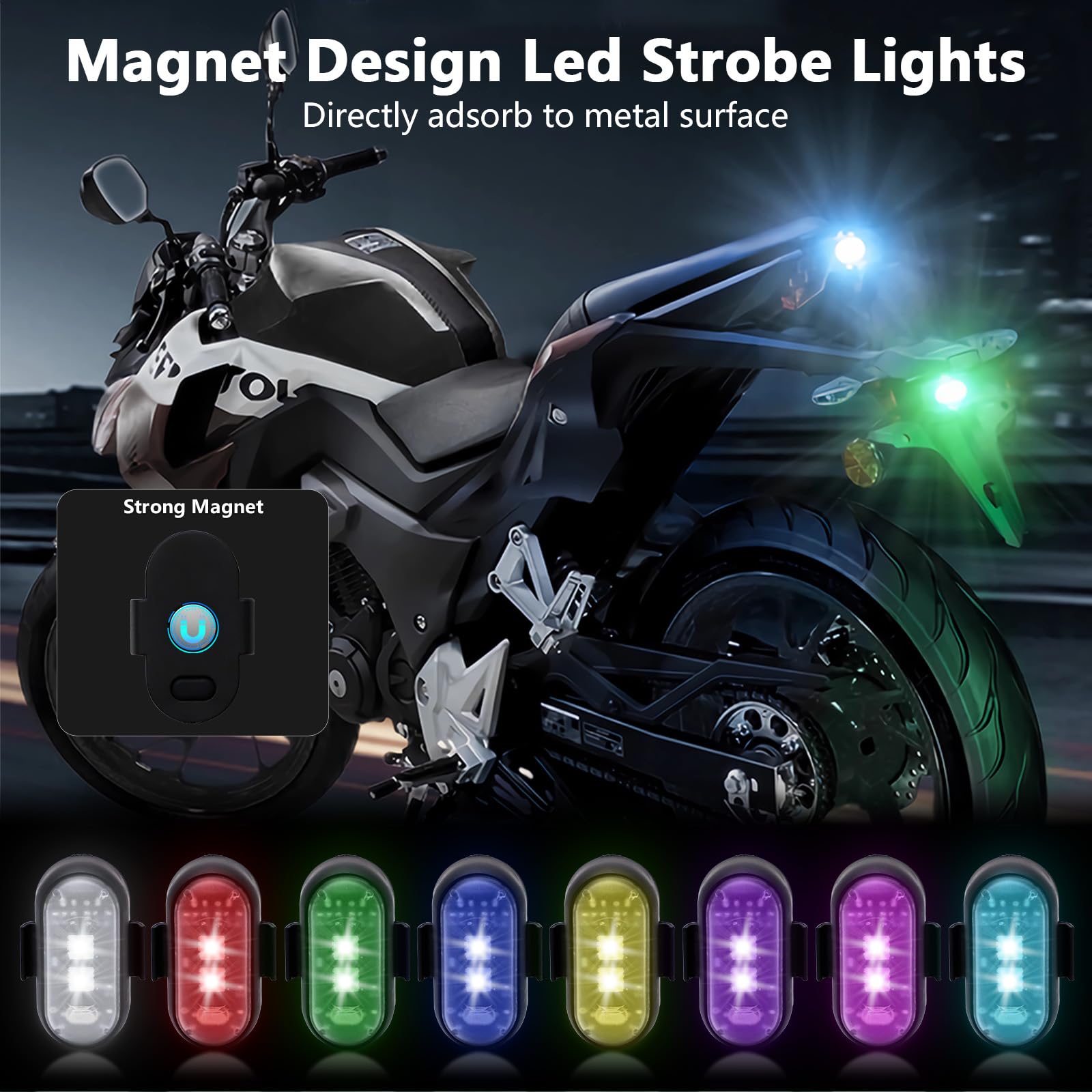ไฟสโตรบ LED 4 ชิ้น พร้อมรีโมทค - Drone Strobe Light บทวิจารณ์และราคา